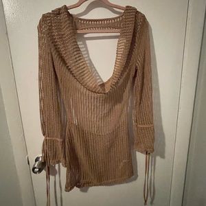 SHEIN Backless Coverup Dress